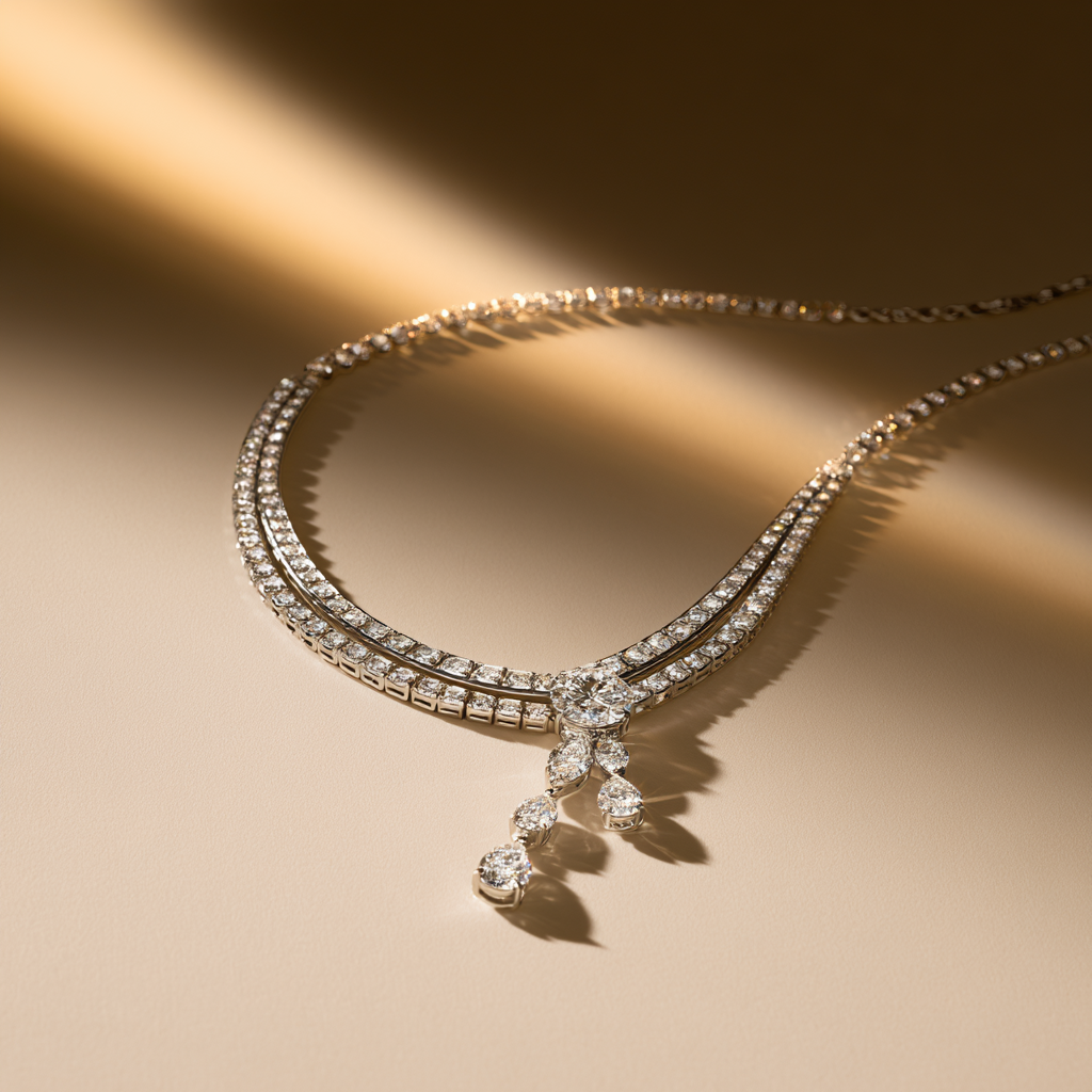 Celeste Tennis Necklace