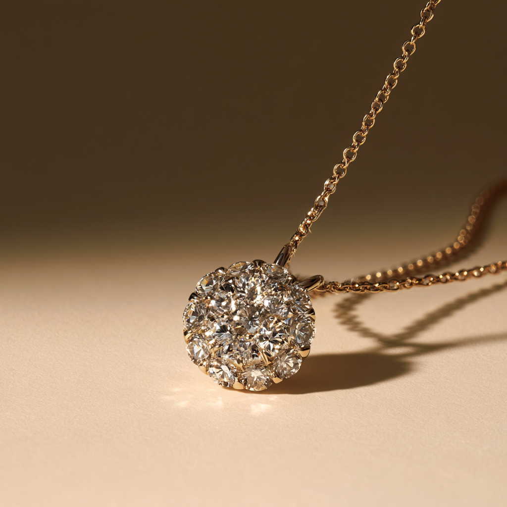 Cluster Bloom Pendant Necklace