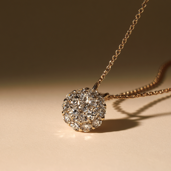 Cluster Bloom Pendant Necklace