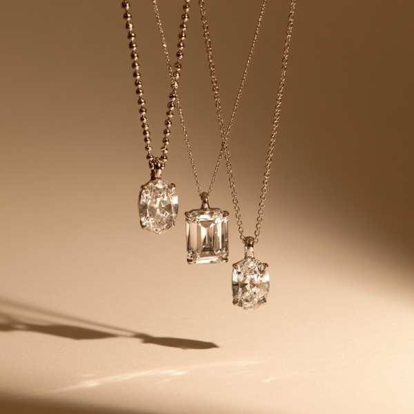 Triple Pendant Layered Necklace