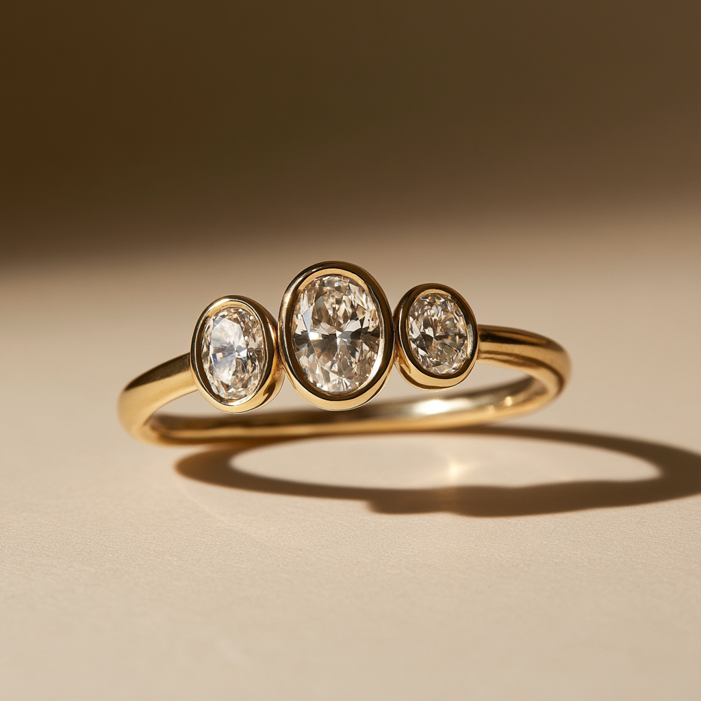 Trio Bezel Ring