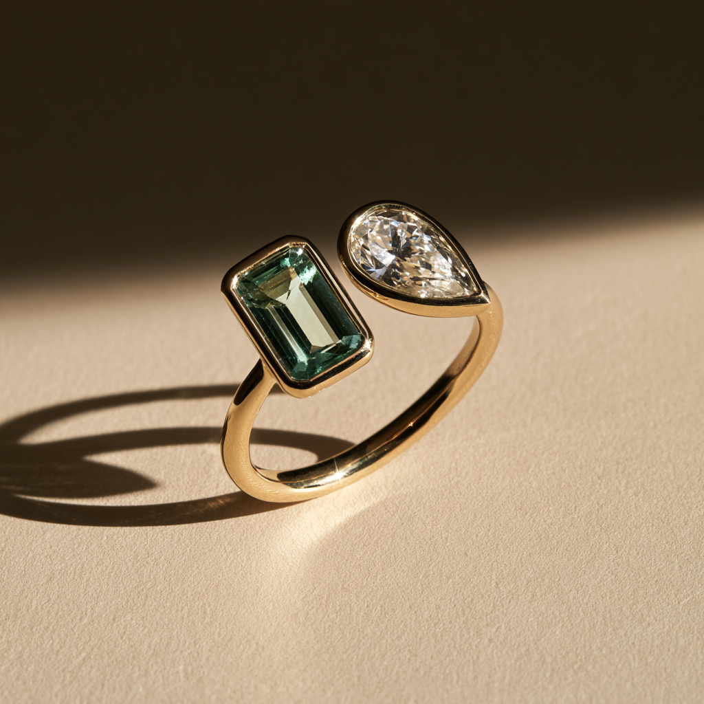 Verde Duet Ring