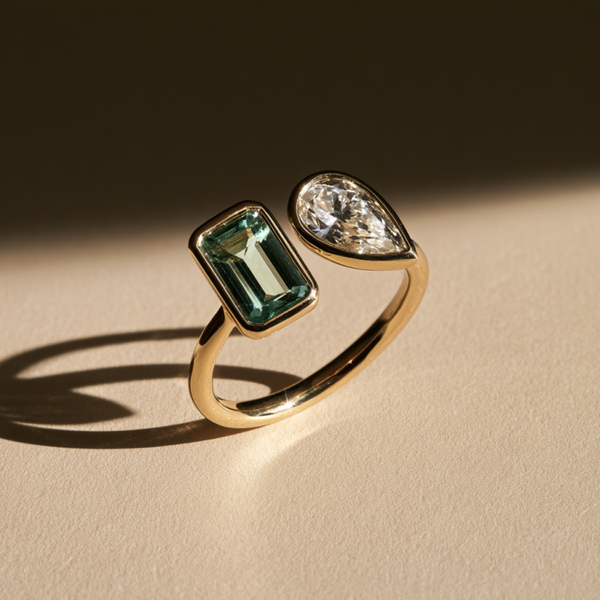 Verde Duet Ring