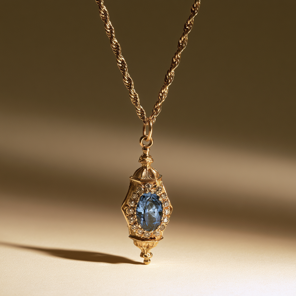 Ophelia Vintage Pendant Necklace