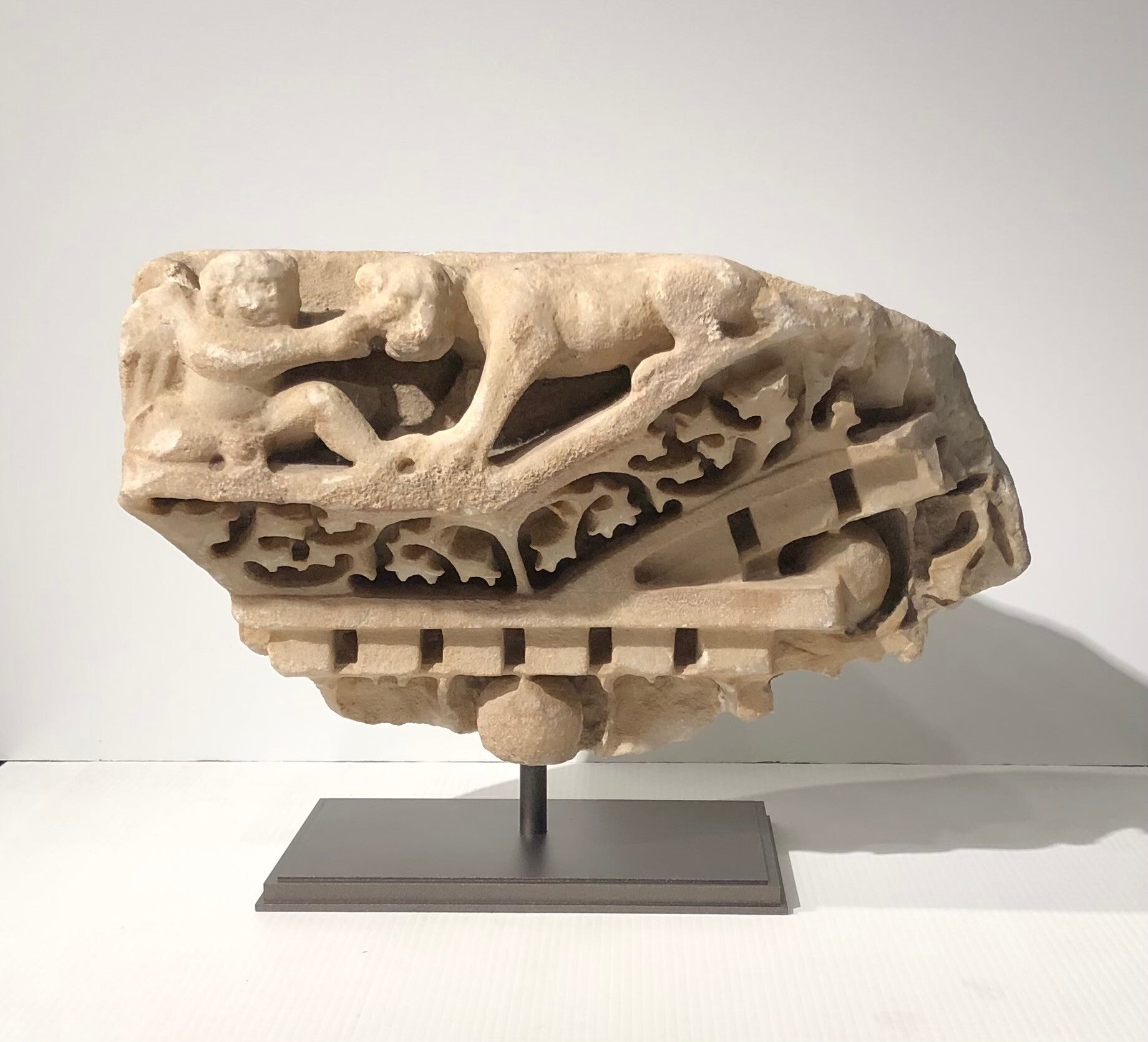 Sarcophagus fragment of the Sidamara type.