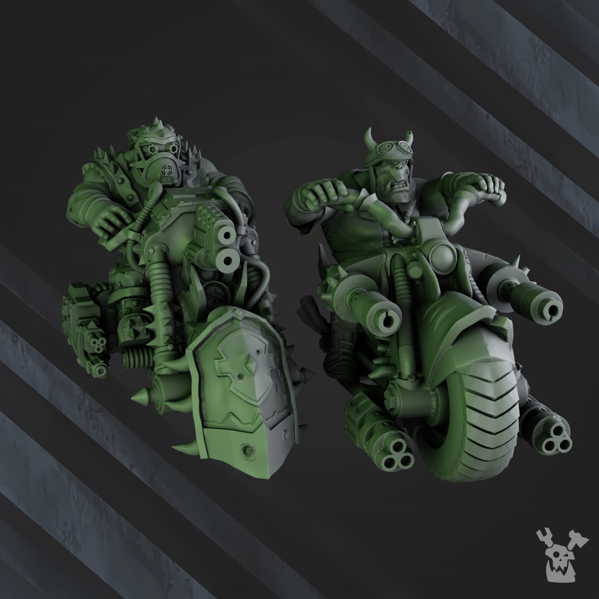 W40k - Orks - Wercking Gang - Hot Wheelz Posse