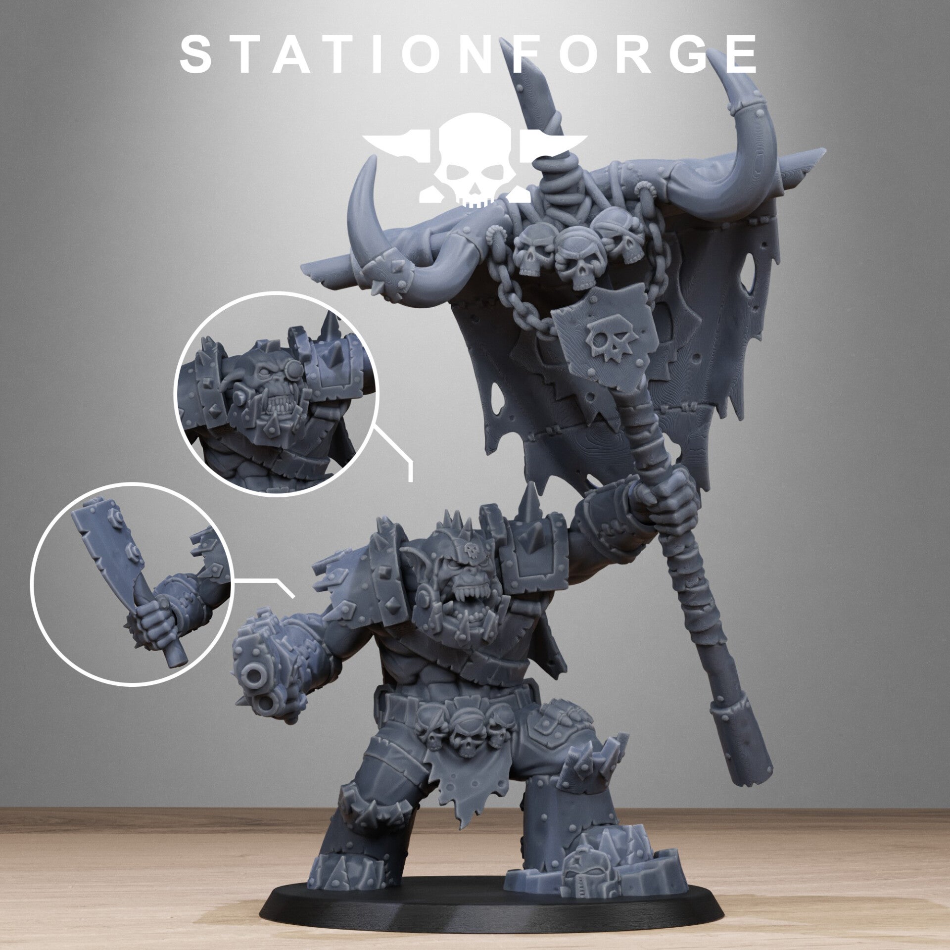Orks - Orkaz Bearer Boss