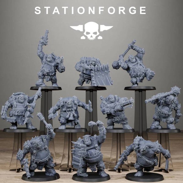 Orks -  Orkaz Belly Bustas Infantry