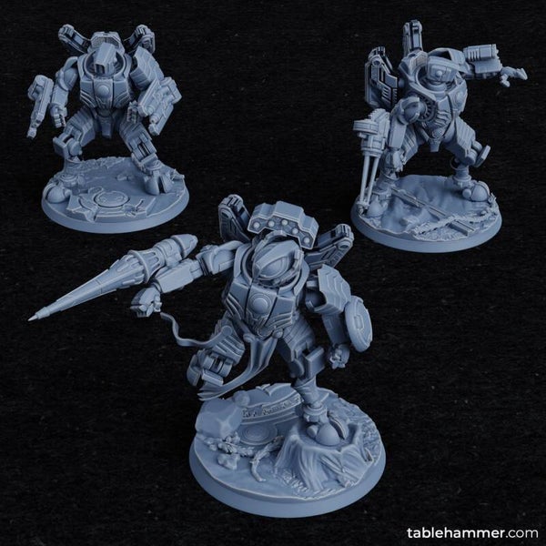 W40K - Xaiax & Toorts - Combatsuits