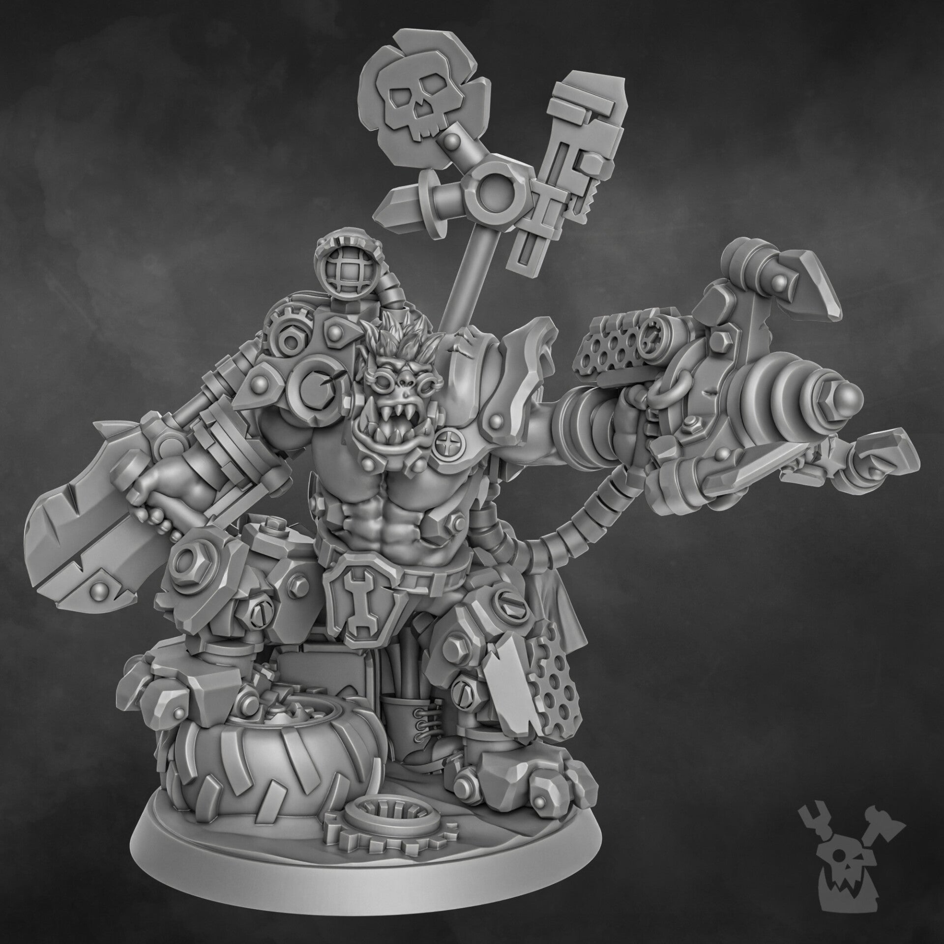 W40k - Orks - Wercking Gang - Nikk 'Da Tech