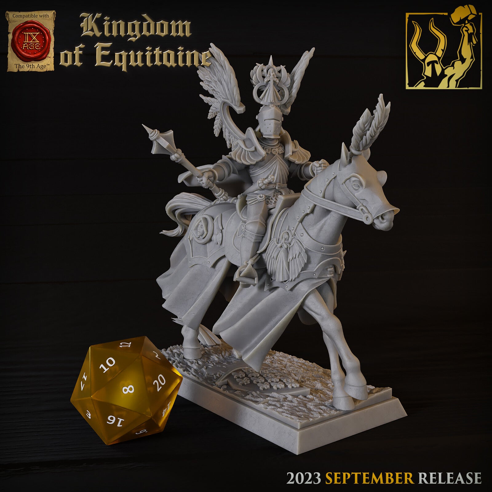 TOW - Kingdom of Equitaine - Duc on Horse