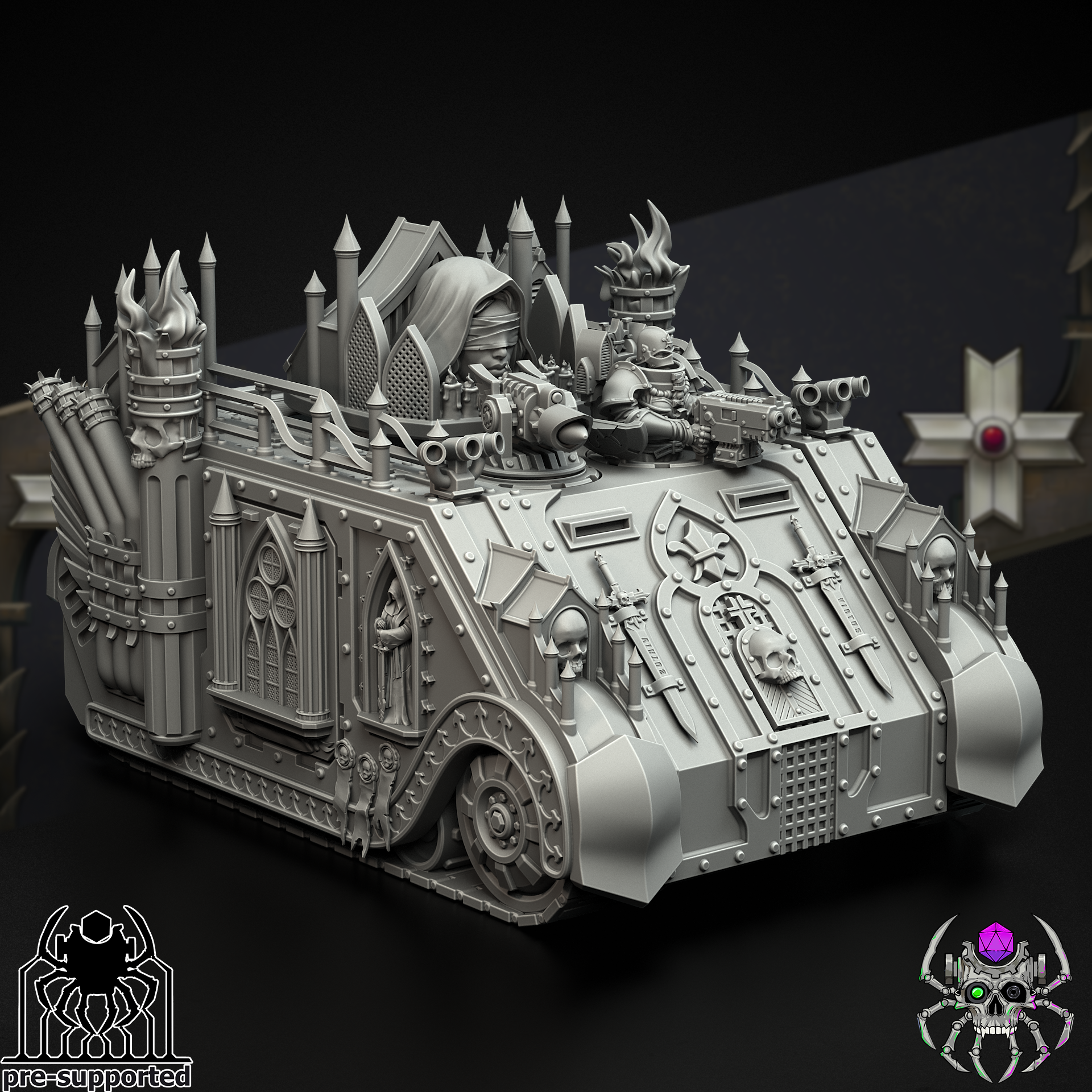 W40K - The Widows of Retribution - The Widows APC (Type Rhino)
