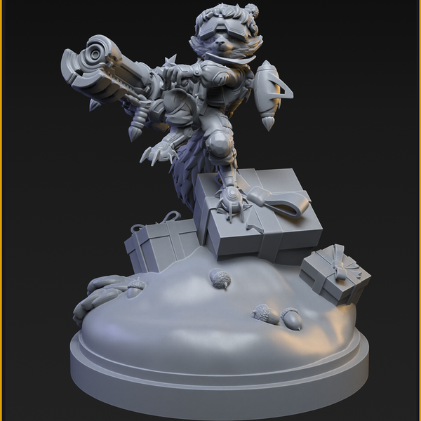 Marvel Crisis Protocol - Christmas Rocket Rancoon