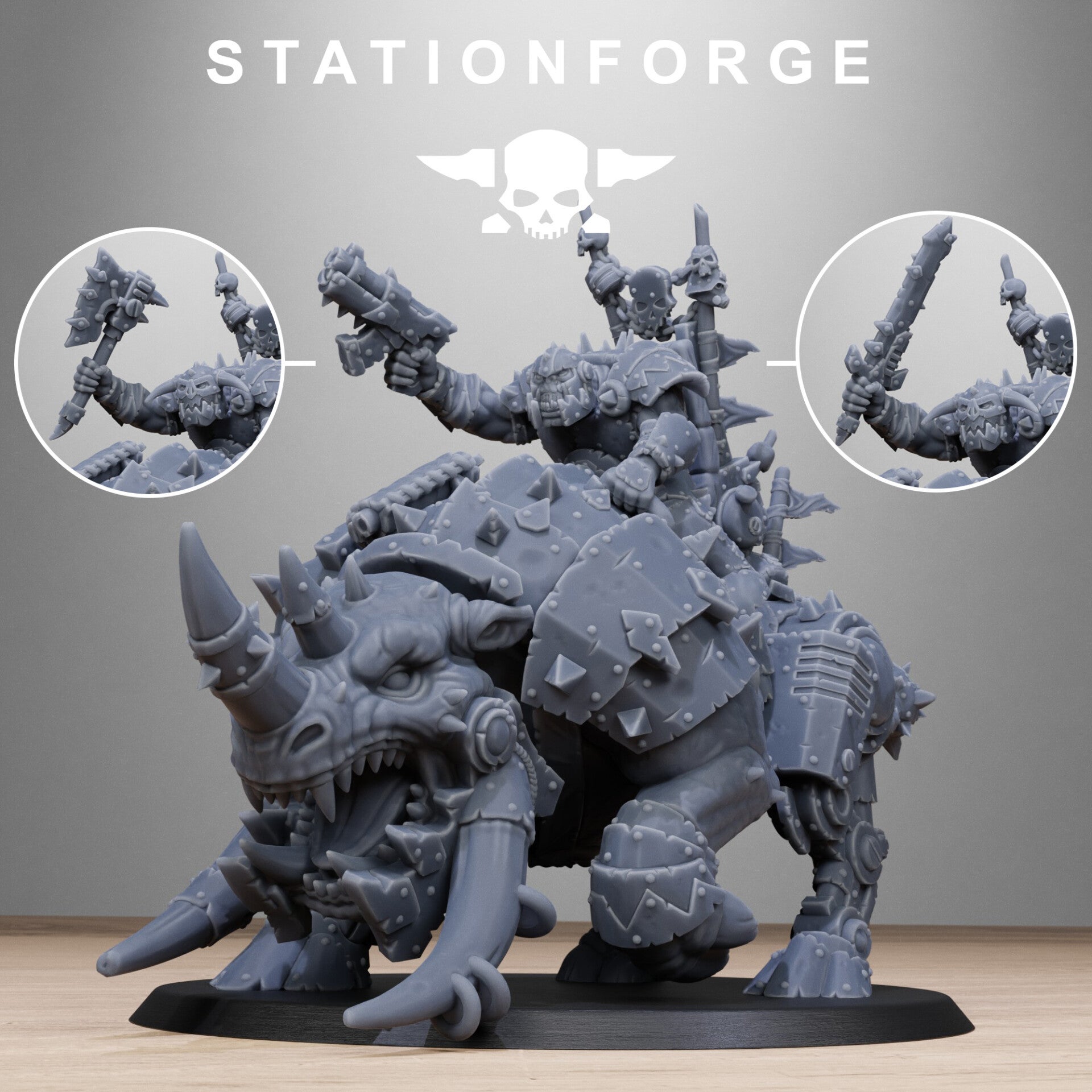 Orks - Orkaz Beast-Rider Warlord