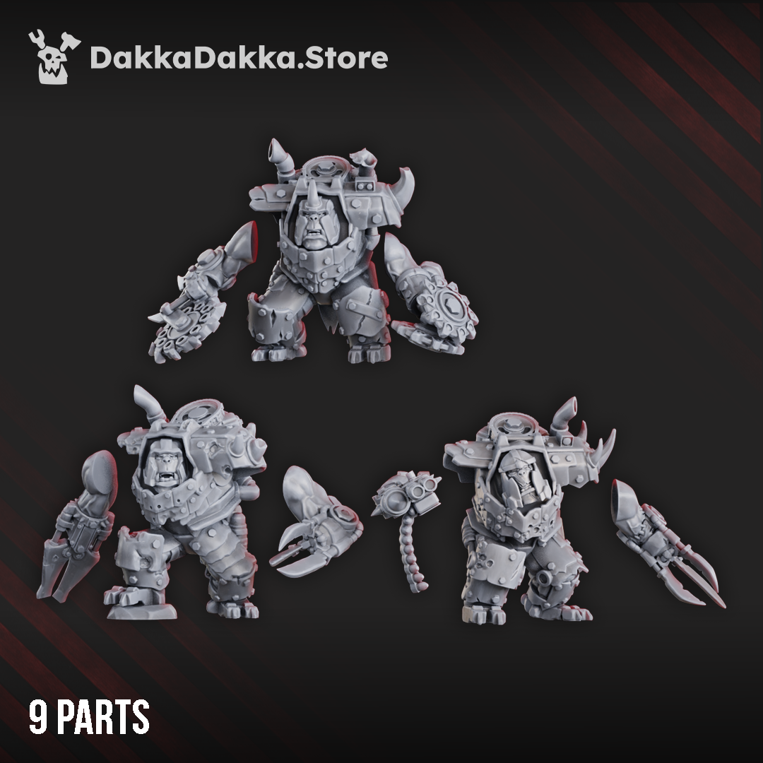 W40k - Orks - Wercking Gang - Heavy Strikerz Posse