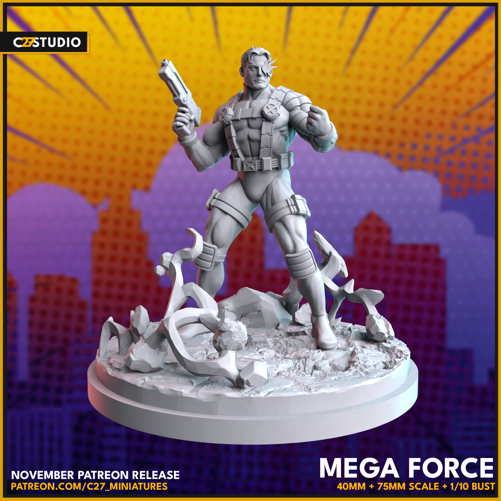 Marvel Crisis Protocol - Cable New Costum