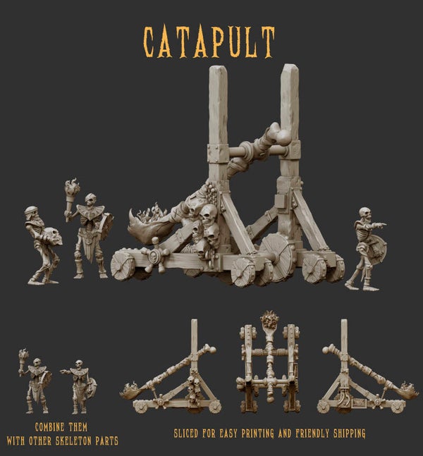 TOW - Undead - Undead Egyptians Catapult - Crabs Miniatures