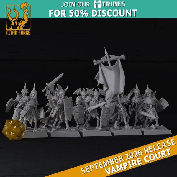 TF - Vampire Count - Cementary Guards Weapons Hand & Shield
