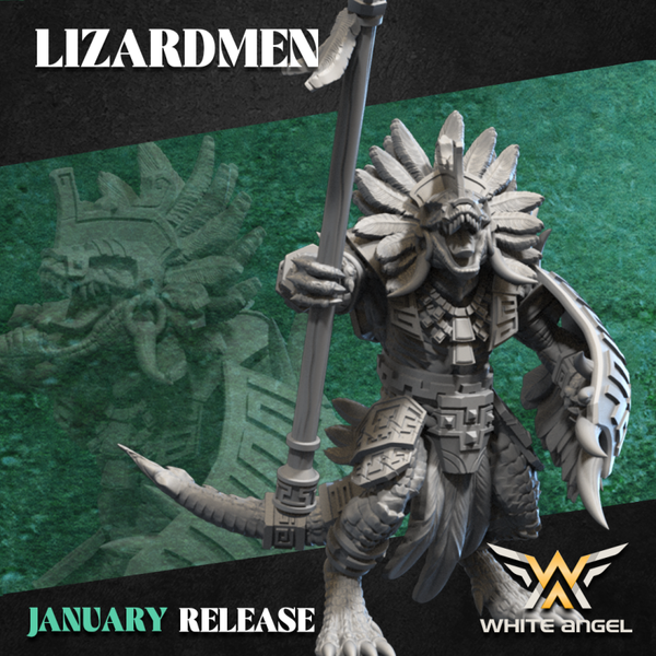 TOW - Ancient Lizardmen - Ancient Commander