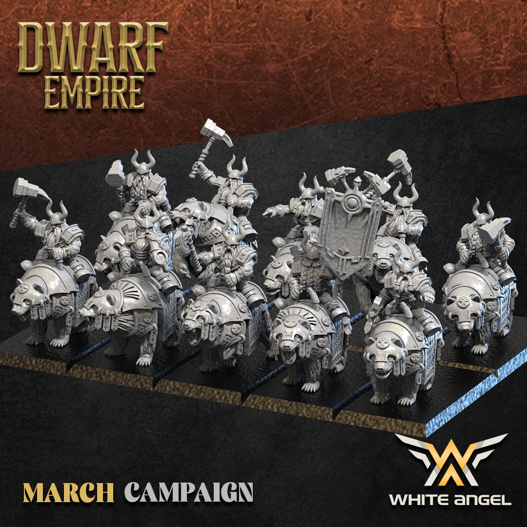 TOW - Dwarf Empire - Heavy Dwarfs Bear Warriors