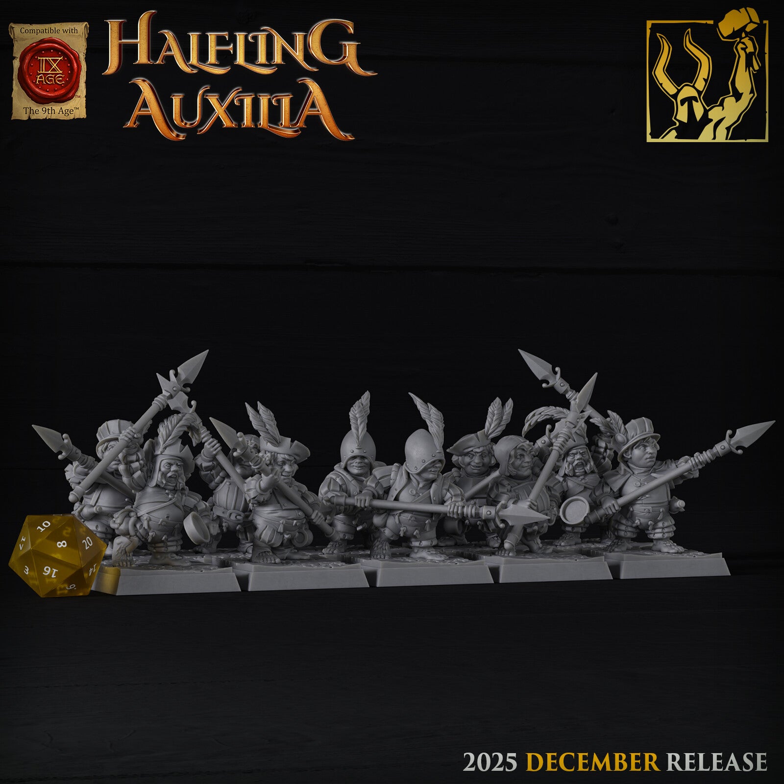 TOW - Halfling Auxilia - Halfling Light Infantry Spears