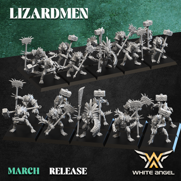 TOW - Ancient Lizardmen - Heavy Slippery Lizard