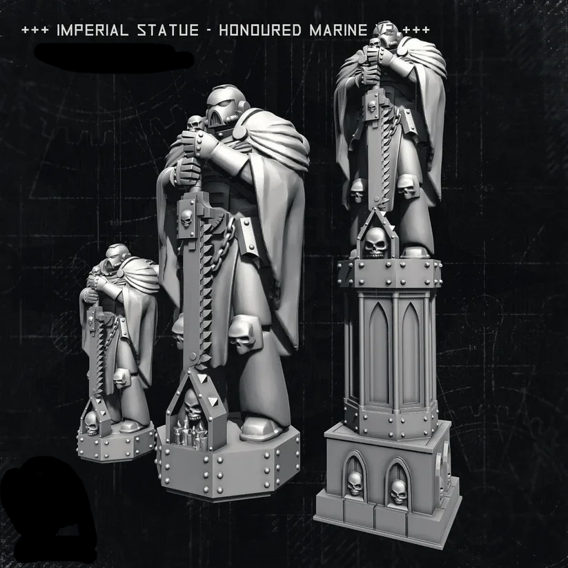 DEC - SF - Imperial Statue - Honored Marine