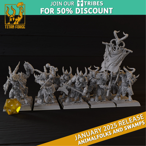 TOW - Animal Folk - Goatman Warriors