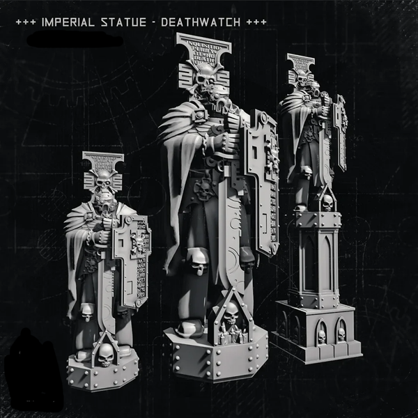 DEC - SF - Imperial Statue - Honored Deathwatch Veteran