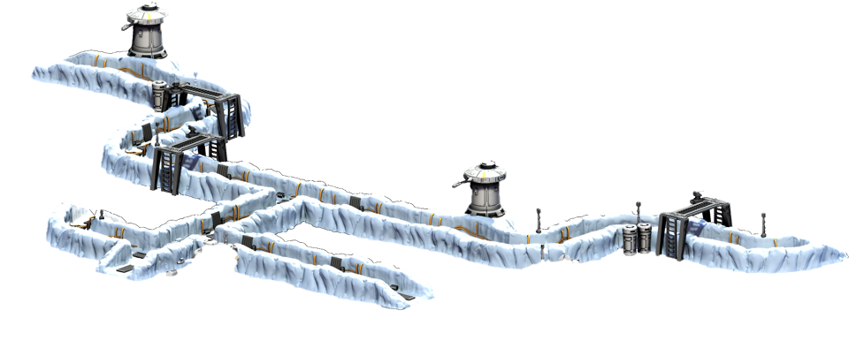 DEC - SWL - Rebel Command Base - Modular Trenches