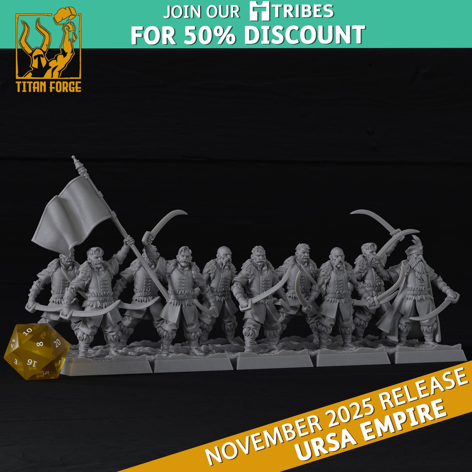 TOW - Ursa Empire - Light Warriors Two one-handed weapons