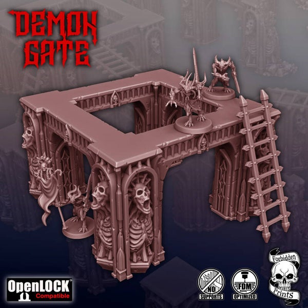 DEC - SF - Demon Gate - Screaming Pillar Set 6