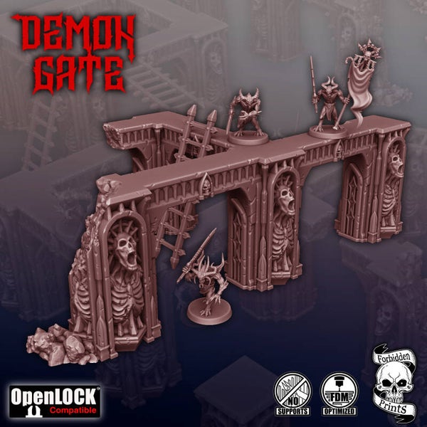 DEC - SF - Demon Gate - Screaming Pillar Set 5