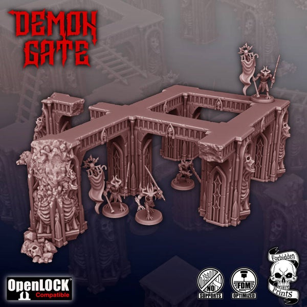 DEC - SF - Demon Gate - Screaming Pillar Set 7