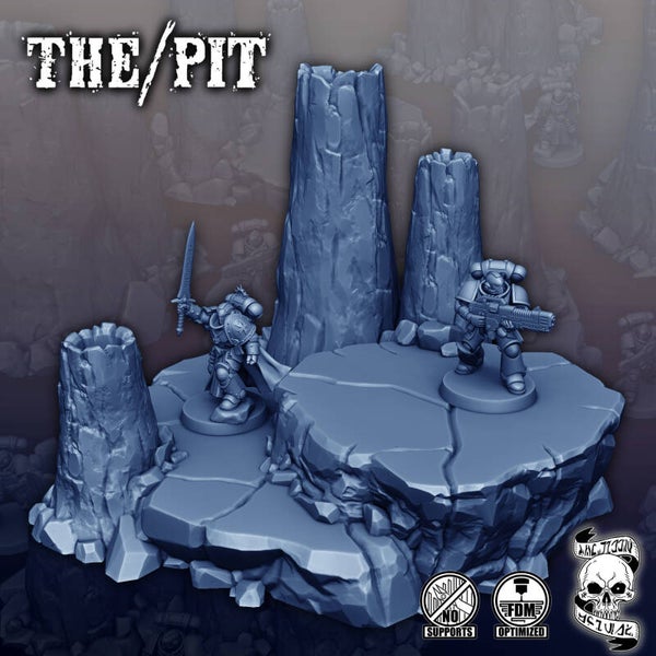 DEC - SF - The Pit - Volcano Medium Plateforme Pic Set