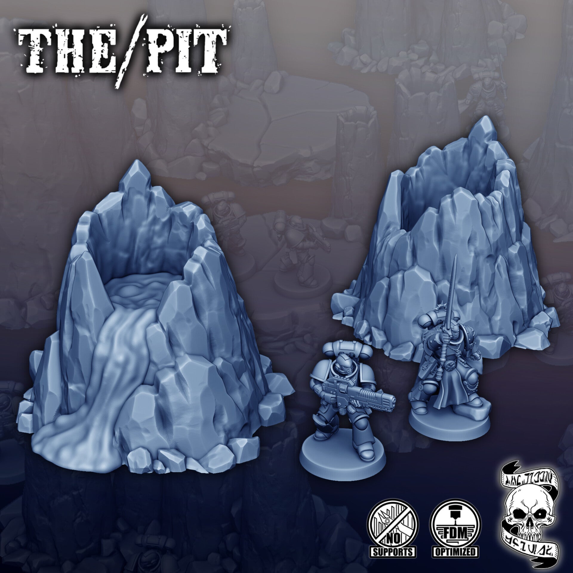 DEC - SF - The Pit - Volcano Medium Pic Lave Set