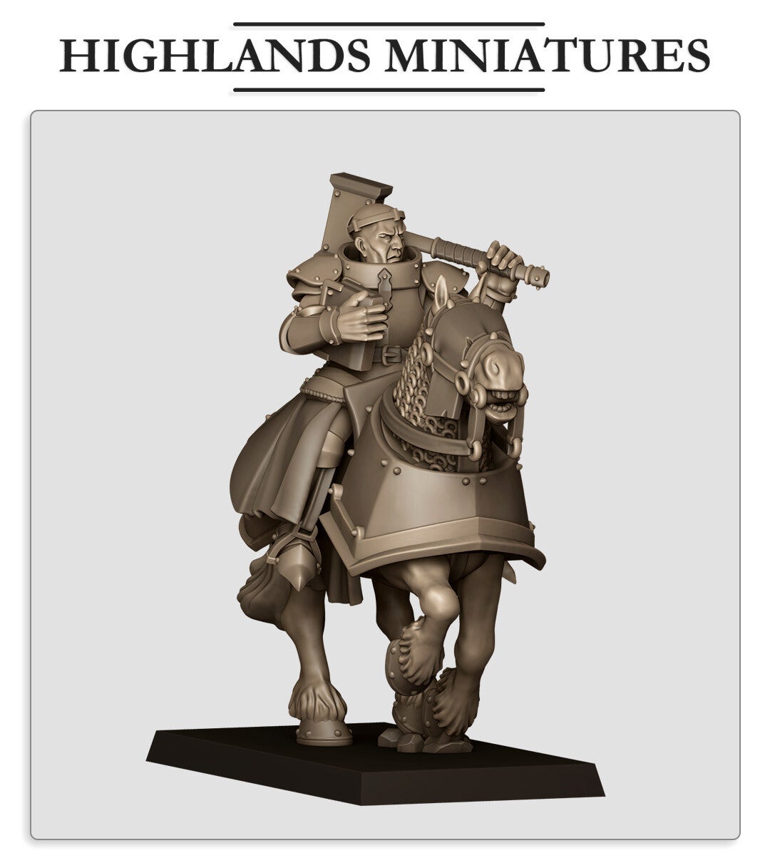 TOW - Sunland - Mounted Battle Priest - Highlands Miniatures