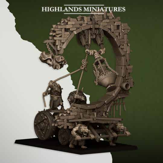 TOW - Sewer Vermin - Moving Sewer with Censer - Highlands Miniatures