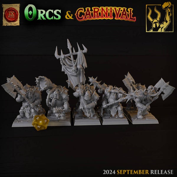 TOW - Badland's Orc - Black Orc Unit Great Weapons
