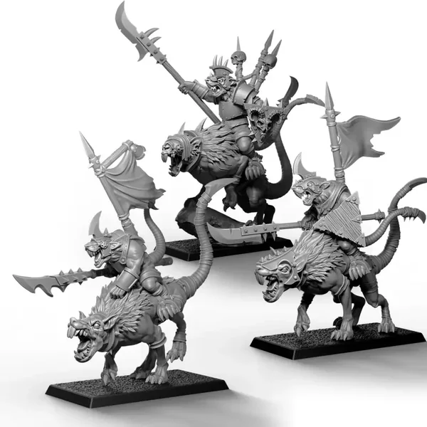 TOW - Shadow Blades - Ratmen Cavalry - Punga