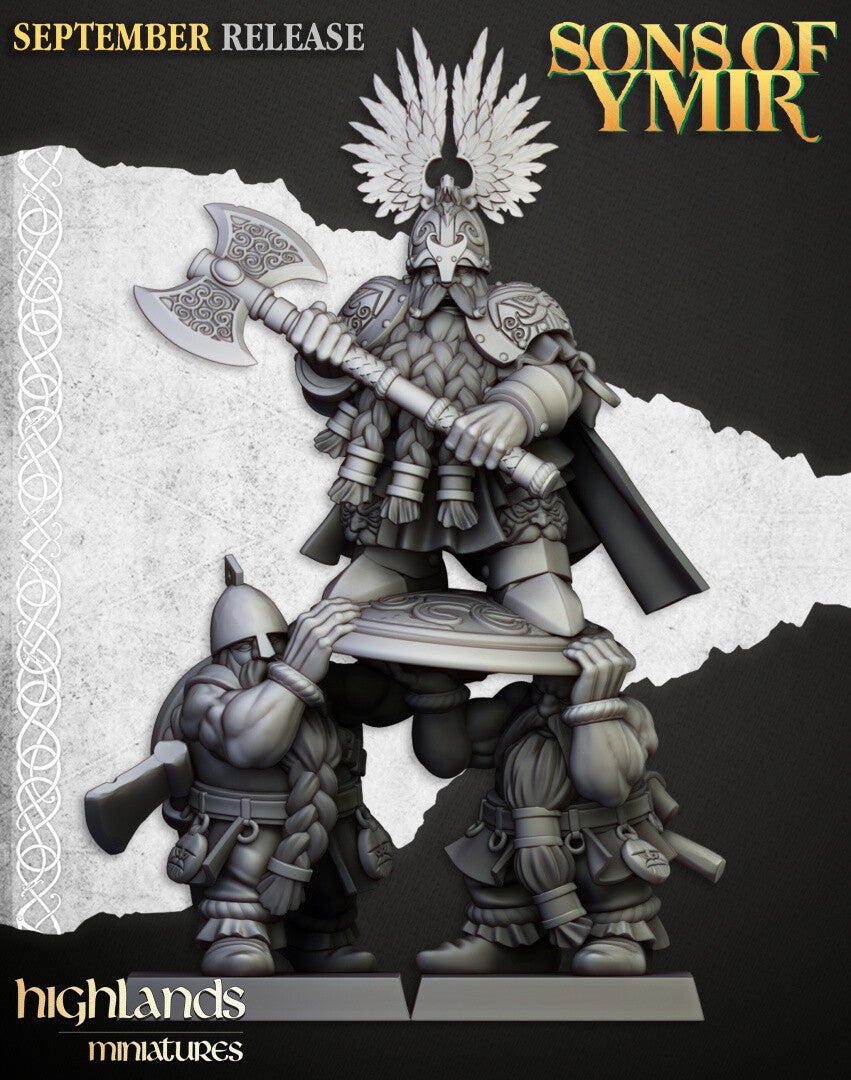 TOW - Sons of Ymir - King Ulric of Thrym-Heim - Highlands Miniatures