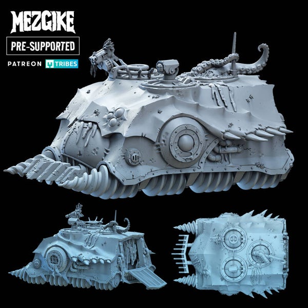 MZG - The Dredge Nurgle - Sea grub carrier tank