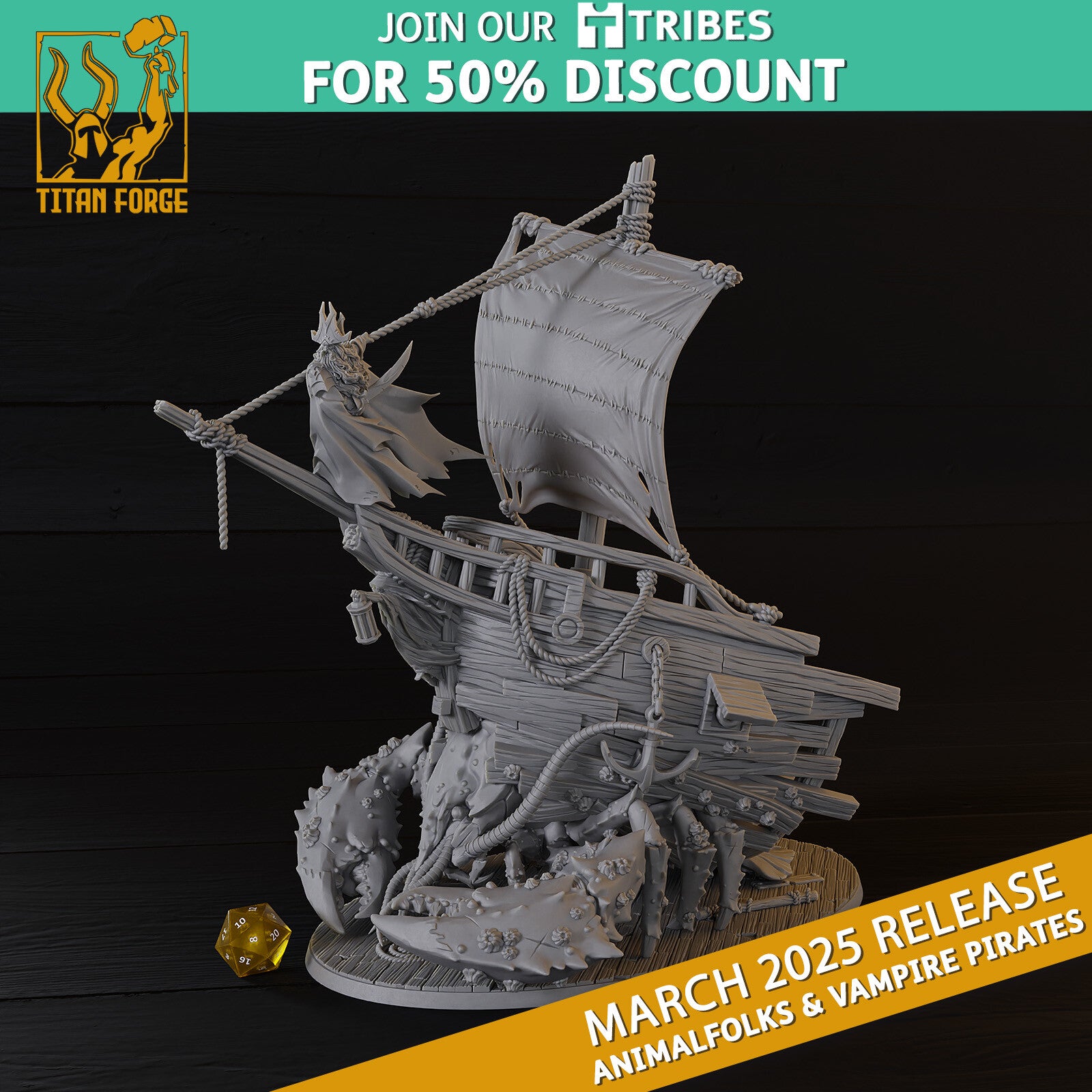 TOW - Pirates Vampires - Vampire Lord on Sea Terror