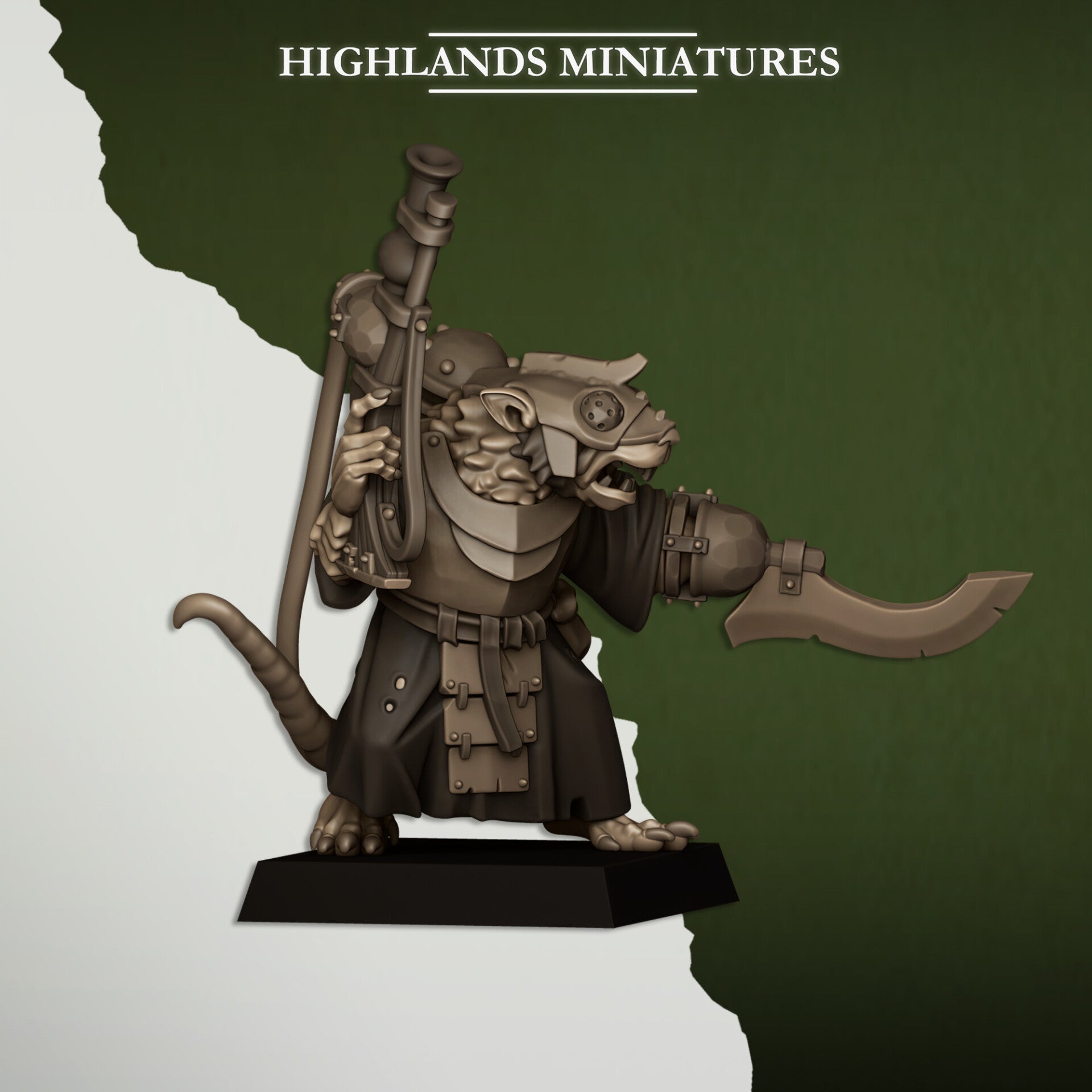TOW - Sewer Vermin - Vermin Engineer - Highlands Miniatures