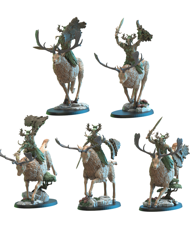 TOW - Mori Elves - Shika Riders