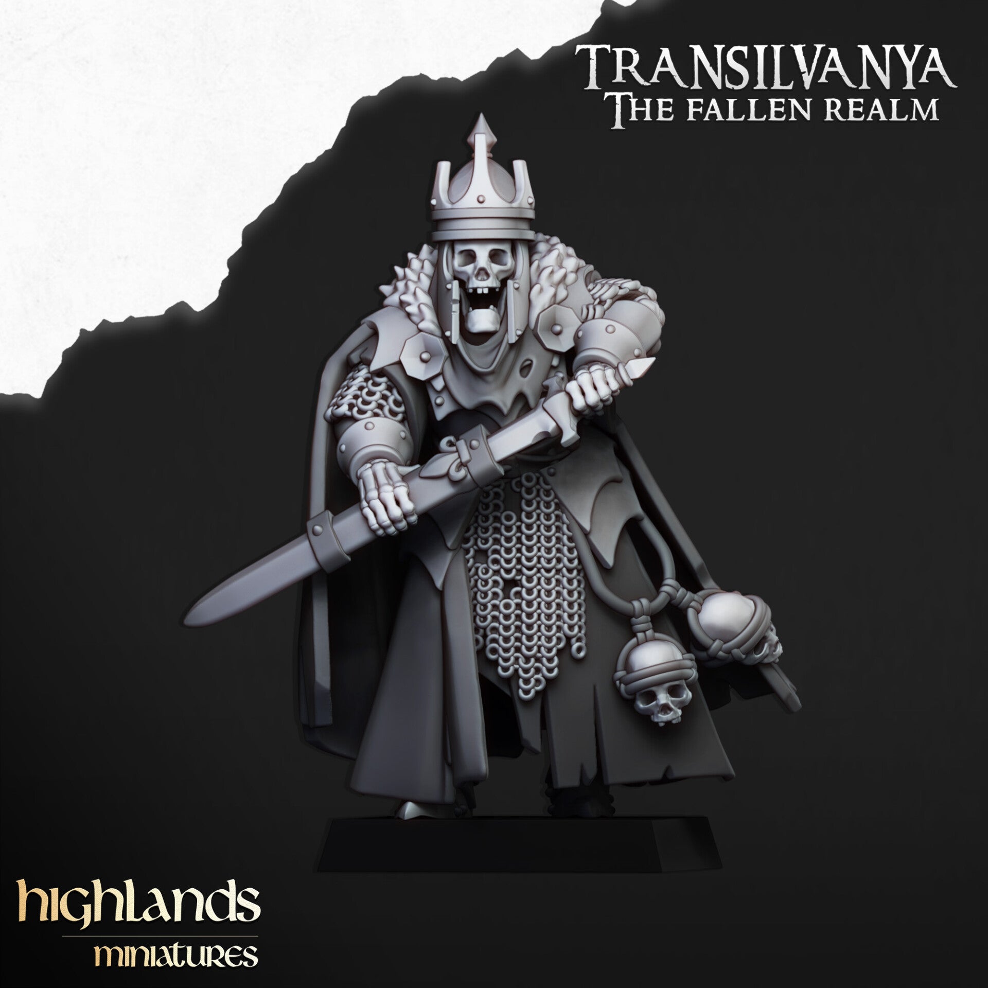 TOW - Transilvanya - Skeletal Lord - Highlands Miniatures