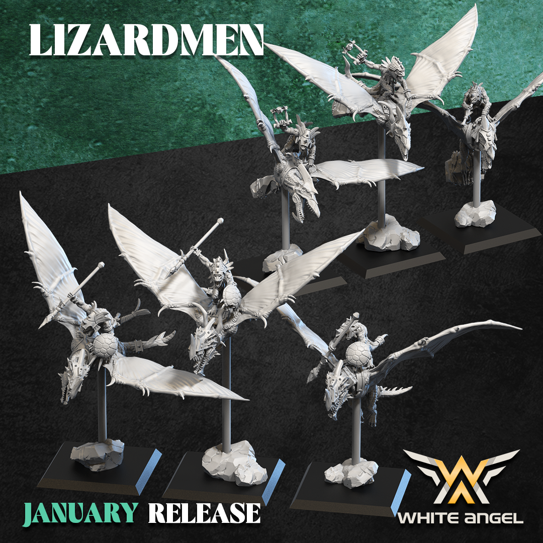 TOW - Ancient Lizardmen - Skycrawler Lizard