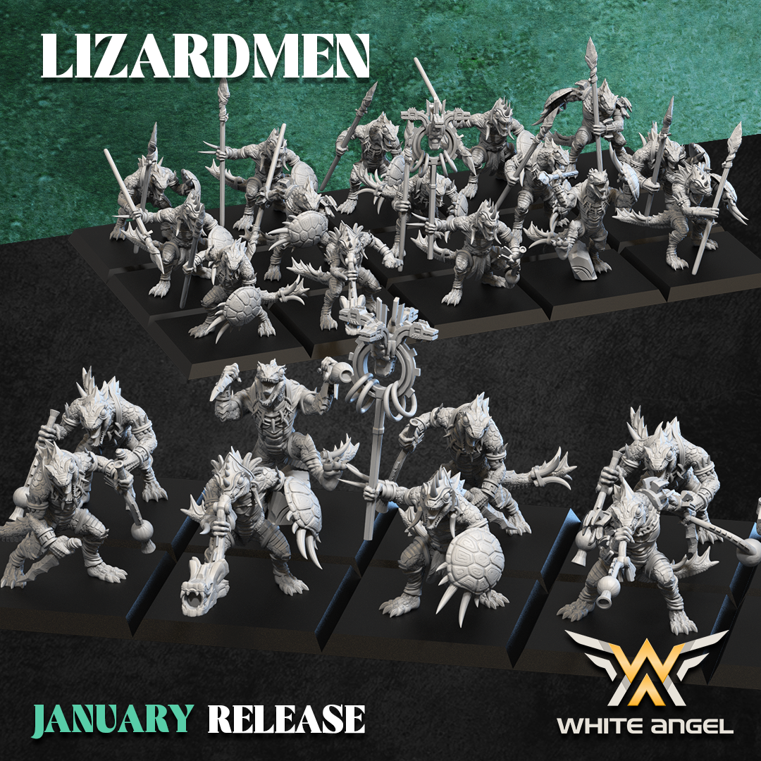 TOW - Ancient Lizardmen - Slippery Lizard