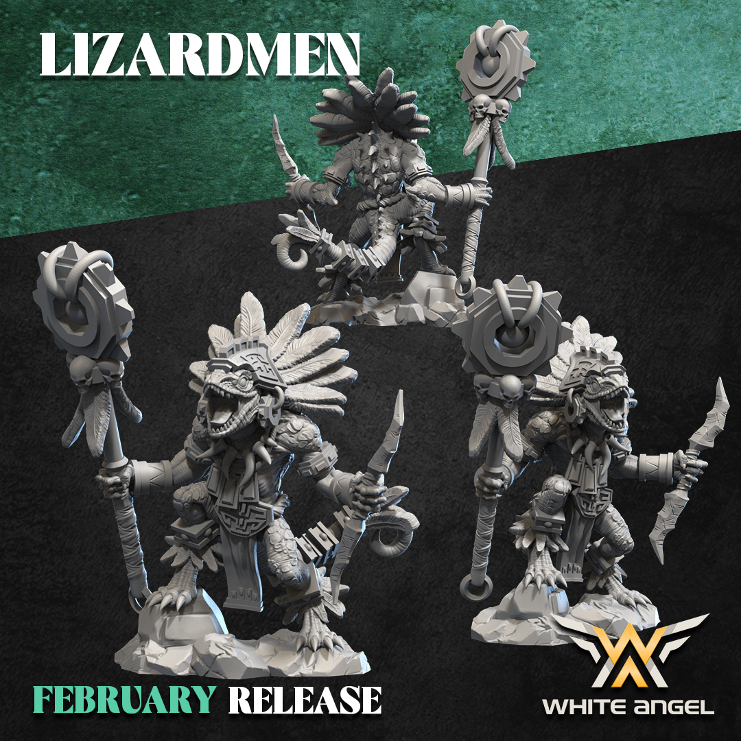 TOW - Ancient Lizardmen - Slippery Lizard Shaman