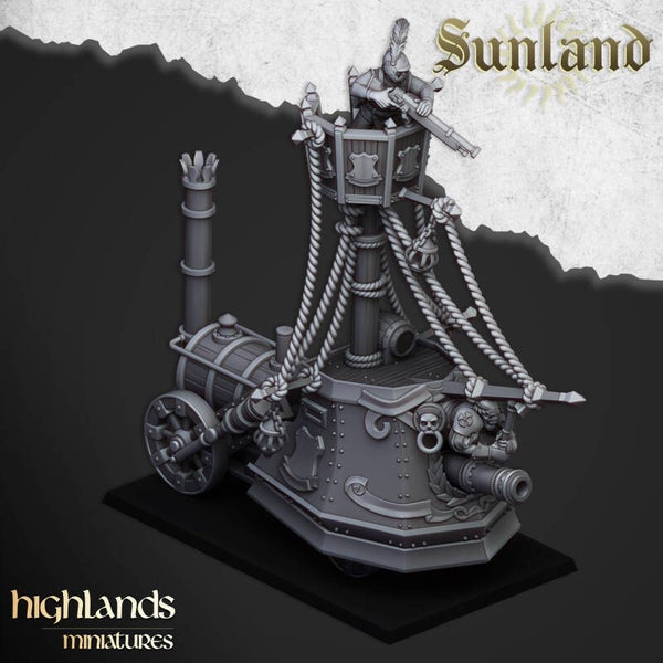 TOW - Sunland - Ironclad Landship - Highlands Miniatures